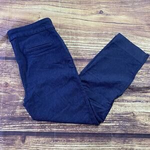 Hilary Radley Jeggings Womens M Blue Super Stretch Skinny Leg Crop Trousers